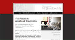 Desktop Screenshot of leistenbruch-duesseldorf.de