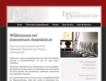 Tablet Screenshot of leistenbruch-duesseldorf.de